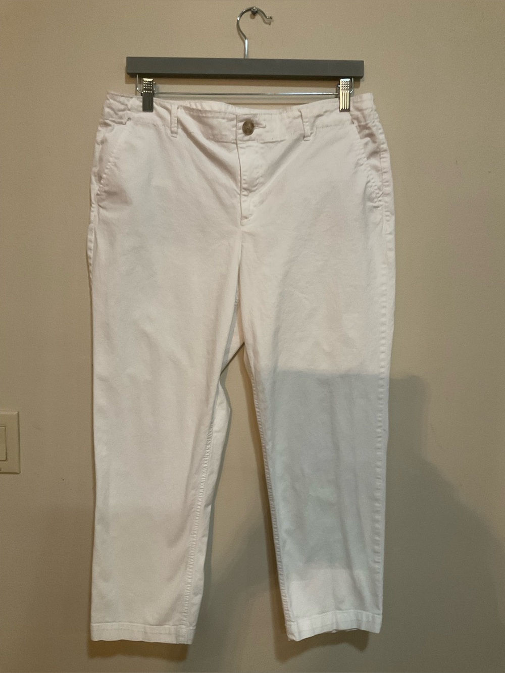 LOFT Curvy Monroe Slim Chino Pants